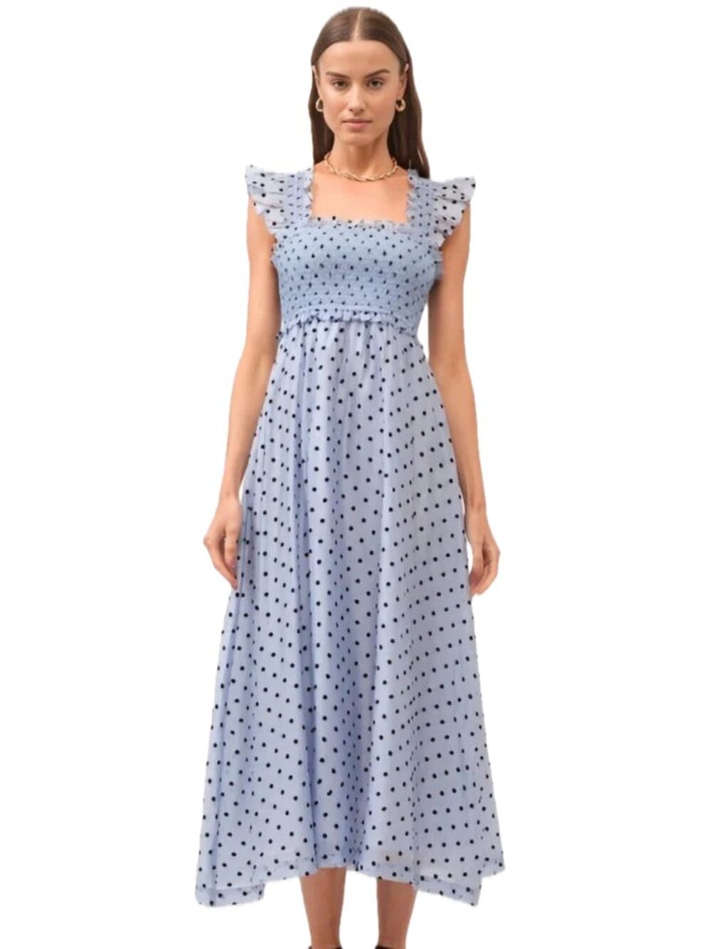 Sofie The Label Jacquelyn Blue Midi Dress